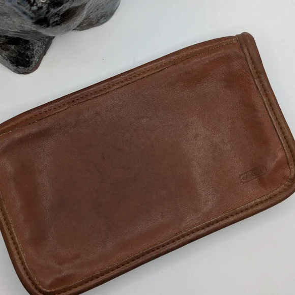 vintage Coach 2 Piece Bundle  Small Pouch And Wallet - Picture 6 of 10